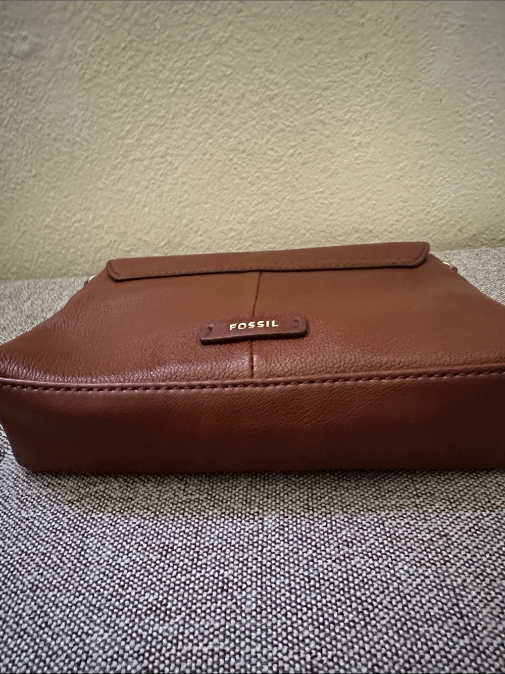 Fossil Gabriella small Brown Leather Crossbody Shoulder Bag - Picture 5 of 13